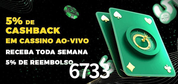 Promoções do cassino ao Vivo 6733